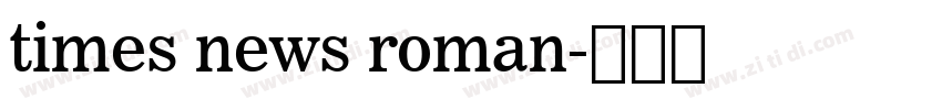 times news roman字体转换